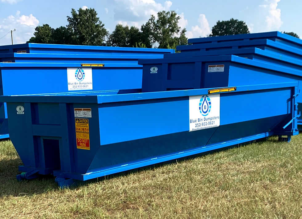 What size? Sizes and Prices BLUE BIN DUMPSTERS