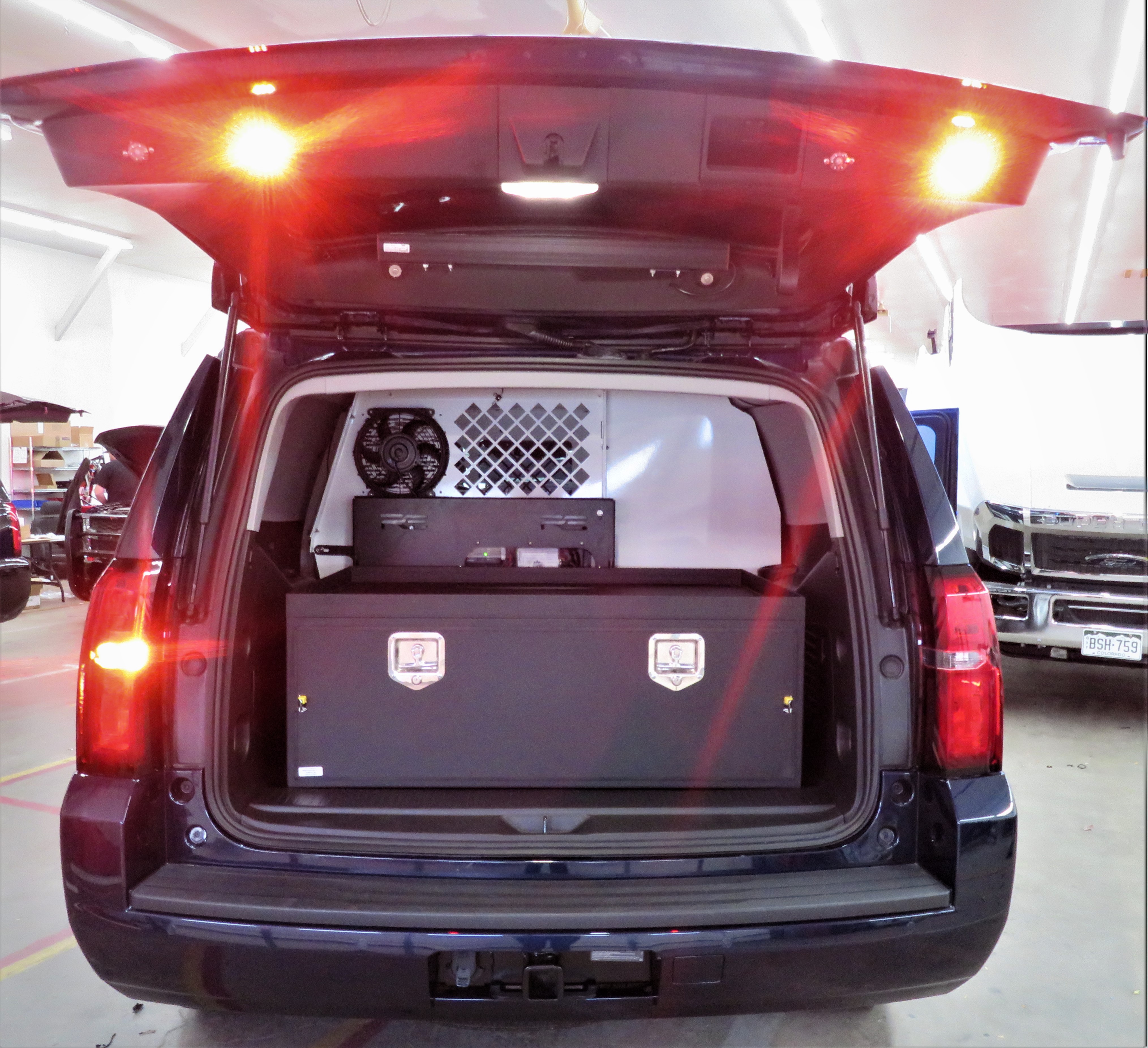 Estes Park PD K9 Tahoe Rear Vault