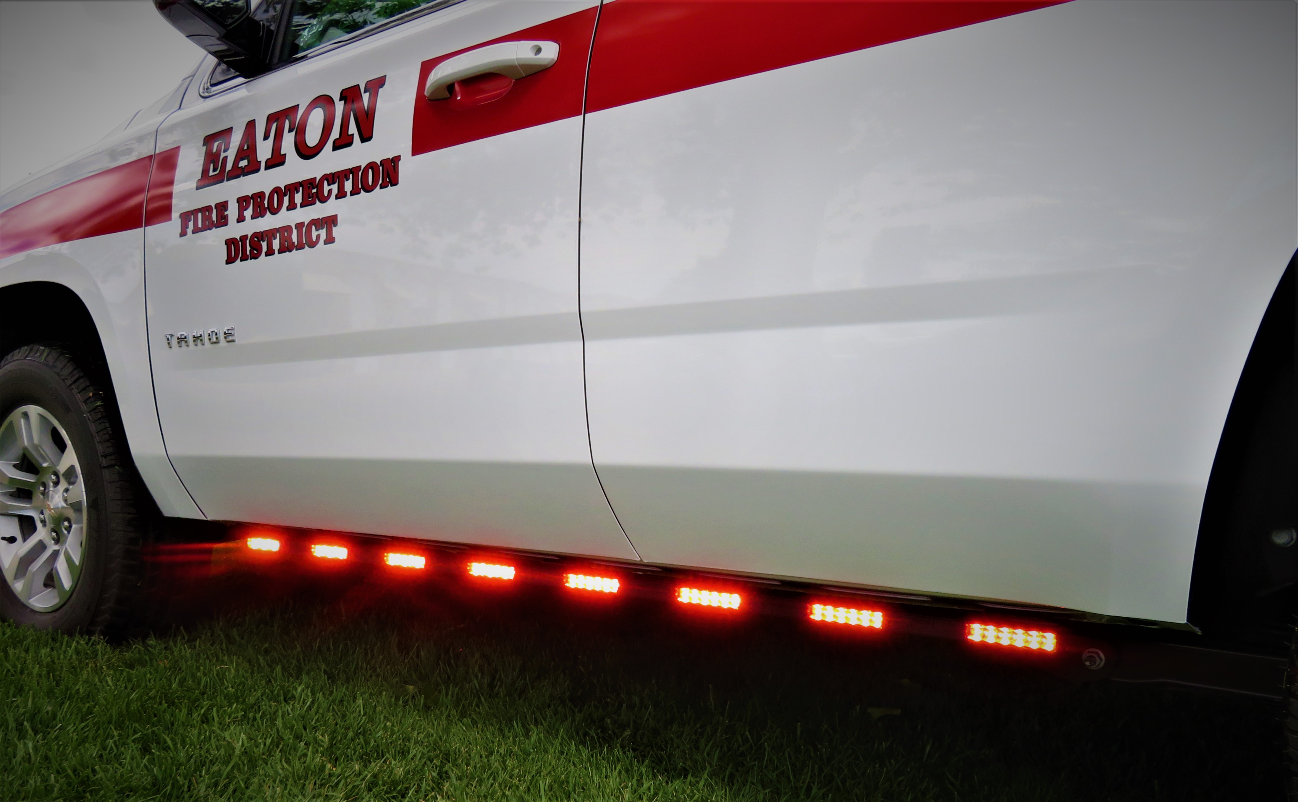 Eaton Fire Tahoe Rocker Panel Lights