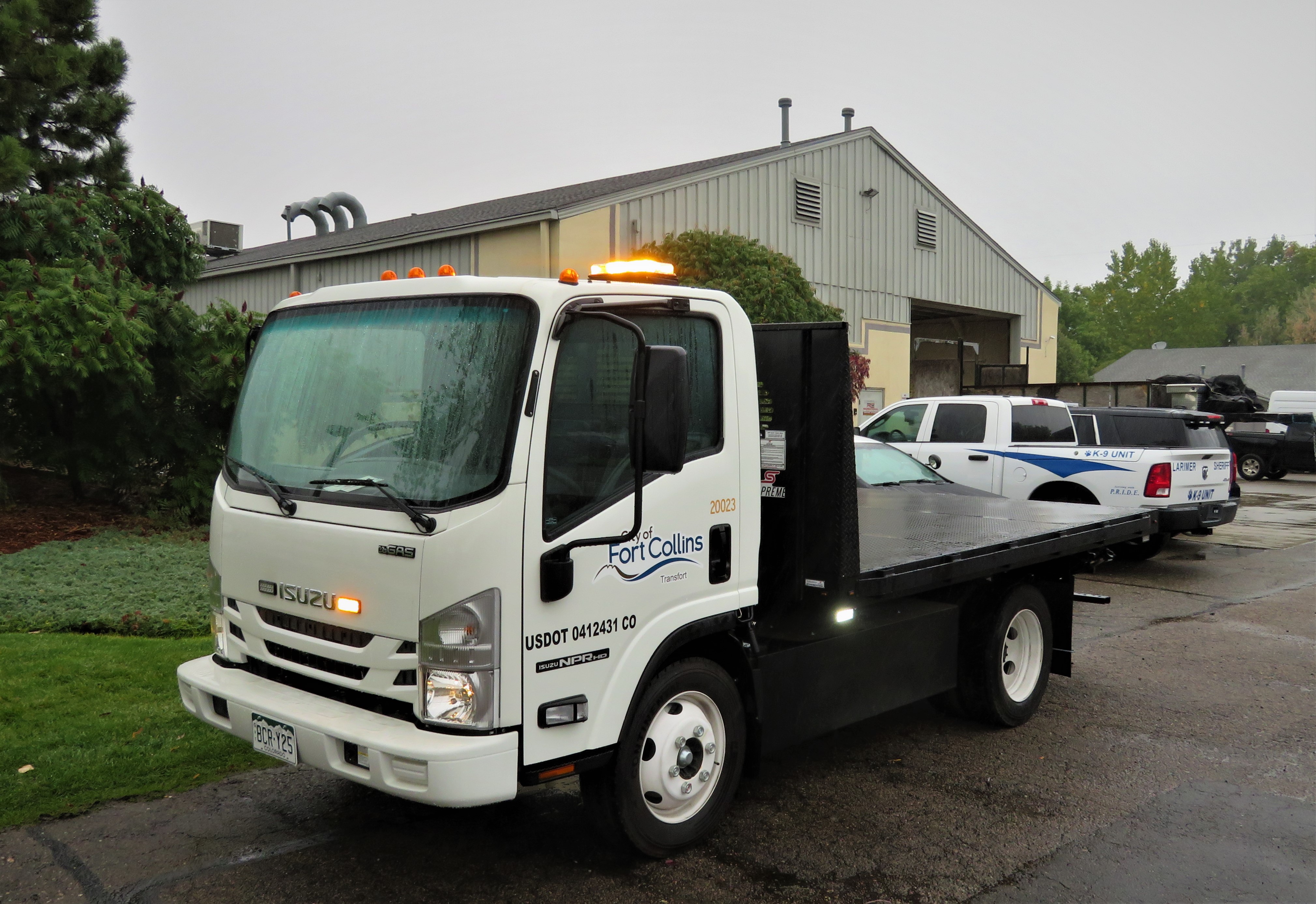 City of Fort Collins Isuzu Flatbed