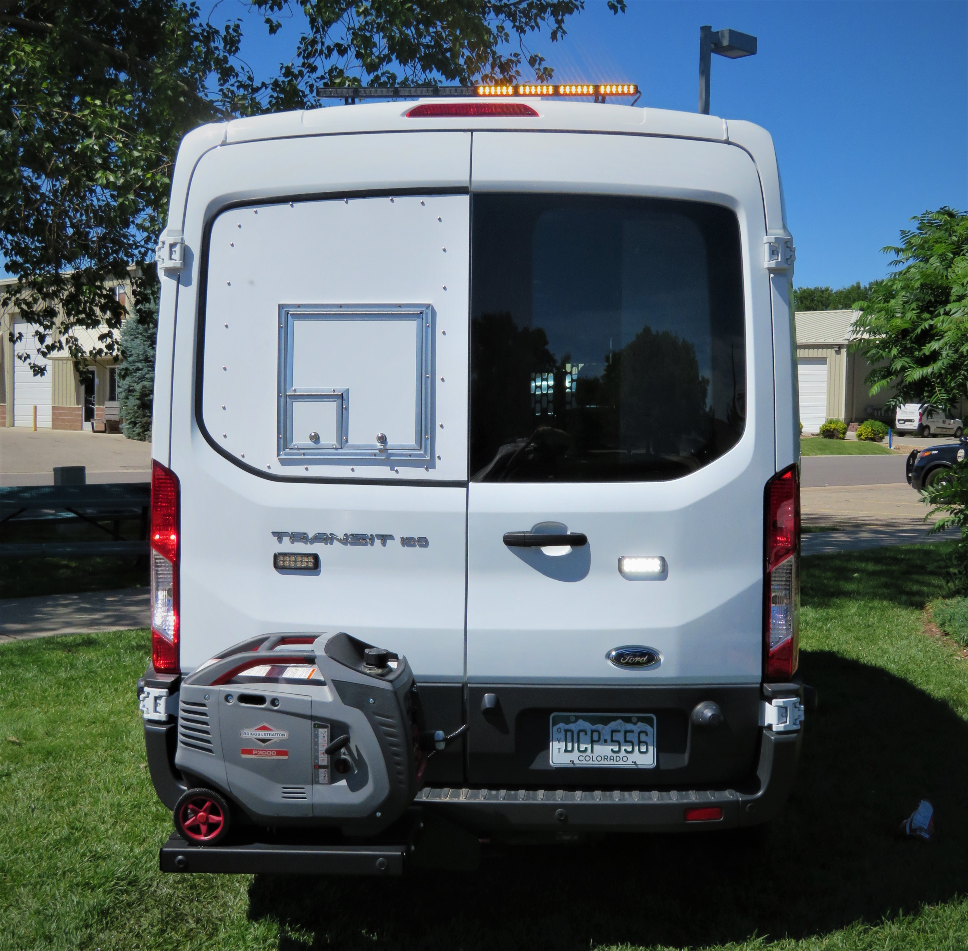 Foco Fiber Optics Van Rear