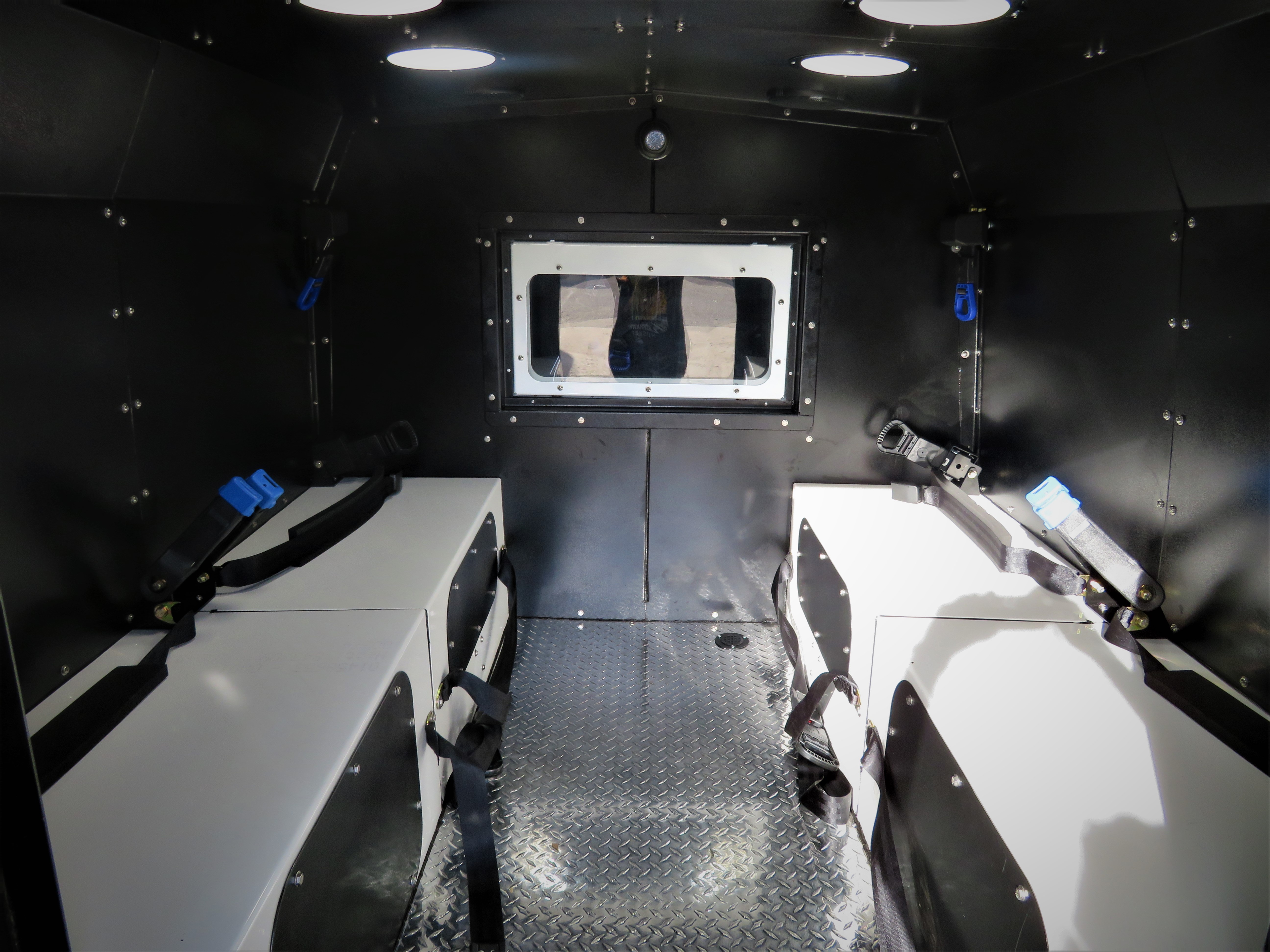 Longmont PD Jail Van Rear Seating