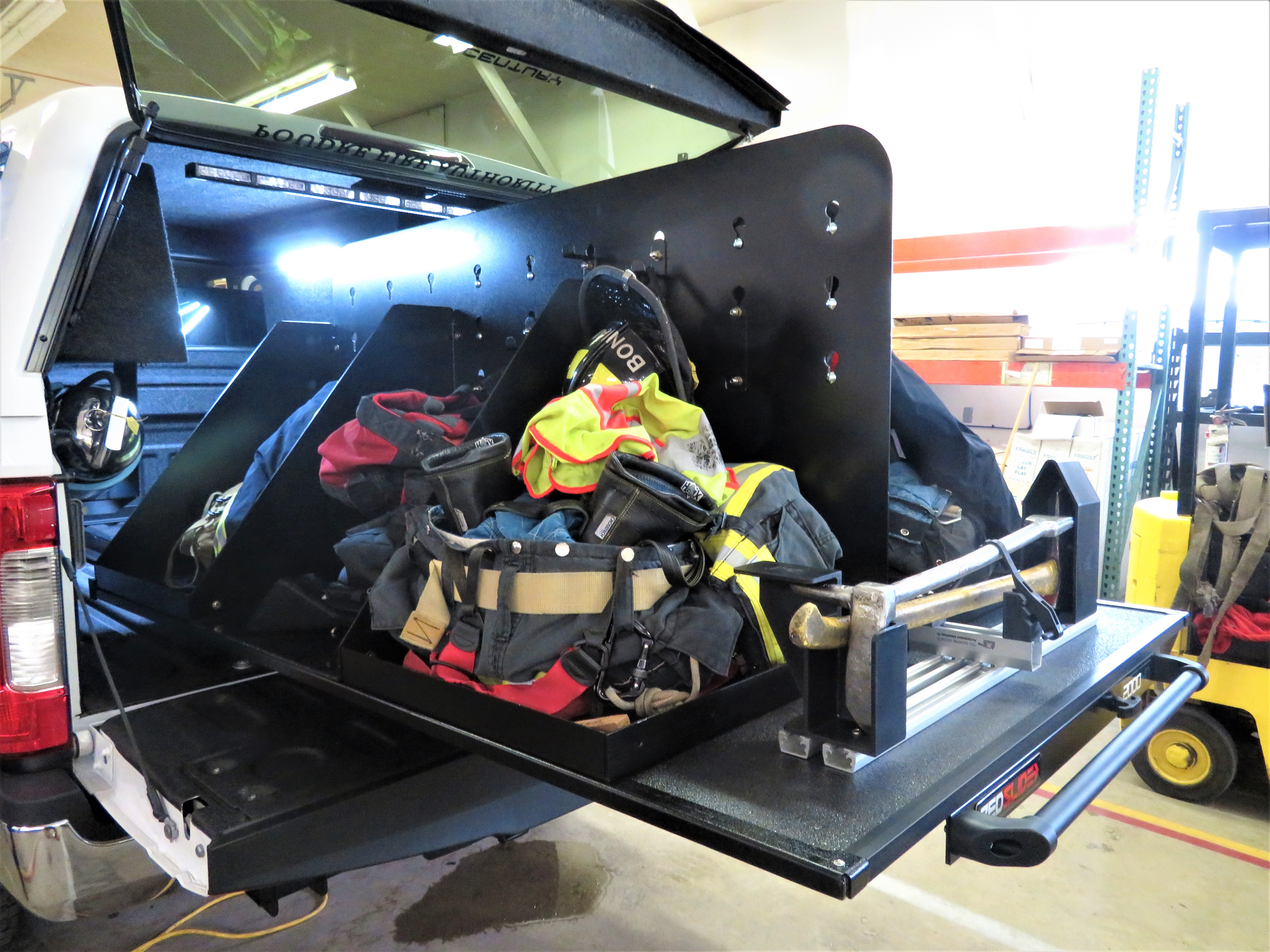 PFA Gear on Bedslide Organizer