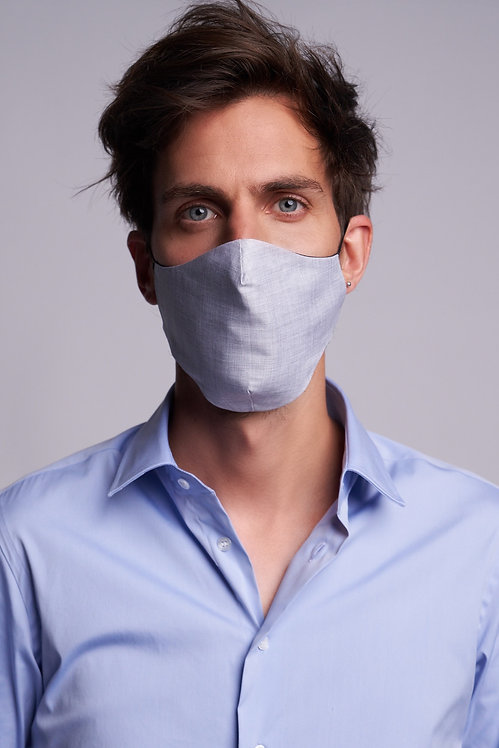 Basic Face Mask Man Grey