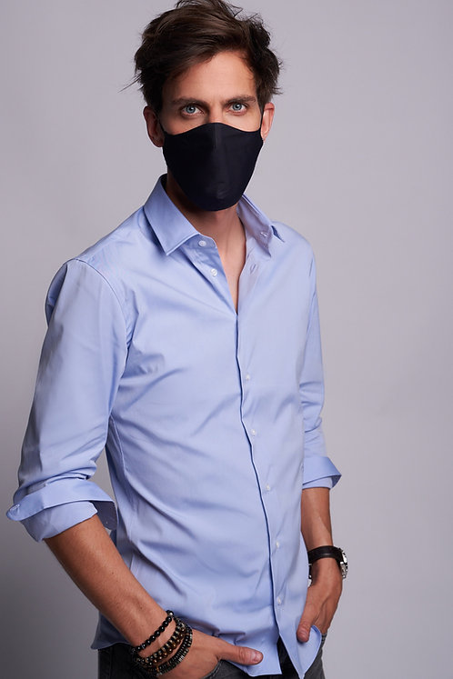 Basic Face Mask Man Blue Black