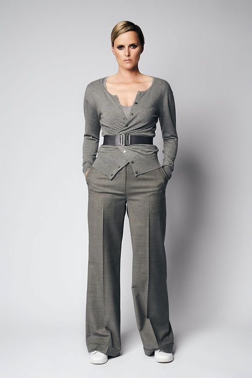 Reversible shirt Knit Grey