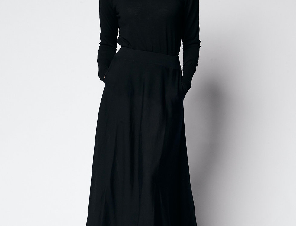 Skirt Knit Black