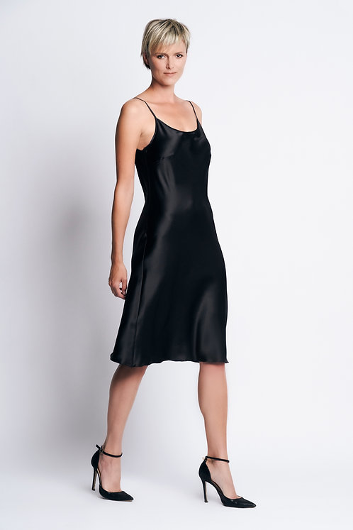 Slipdress Silk black