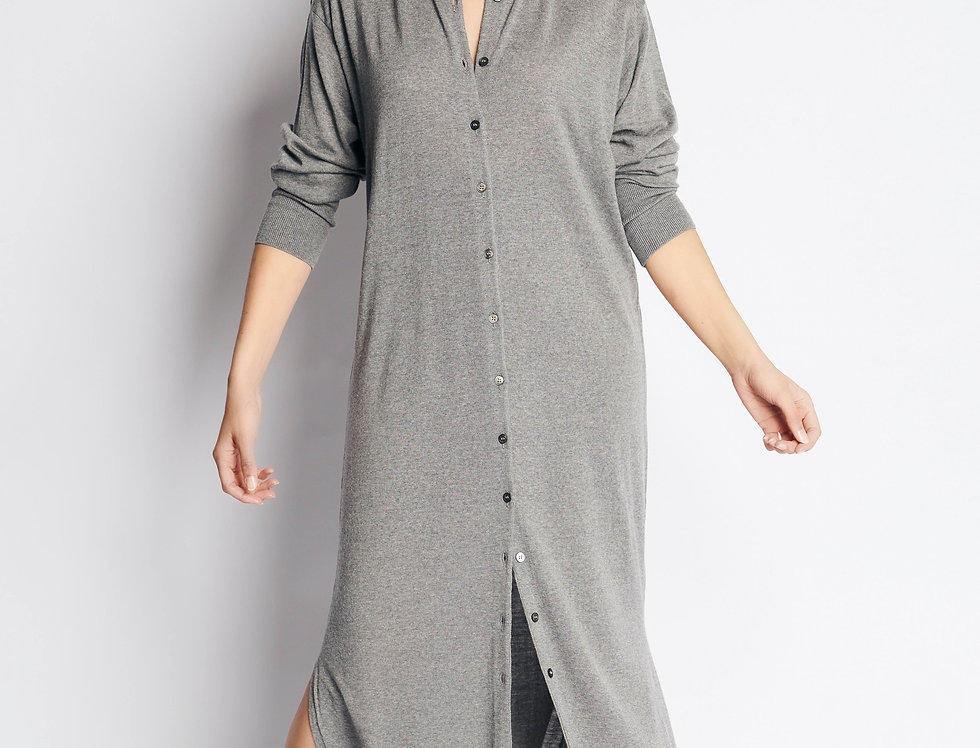Tunic Knit Long Grey
