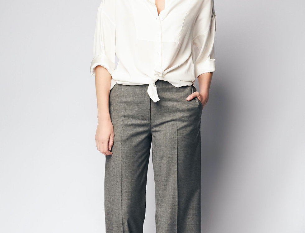 Loose Shirt Silk Ivory