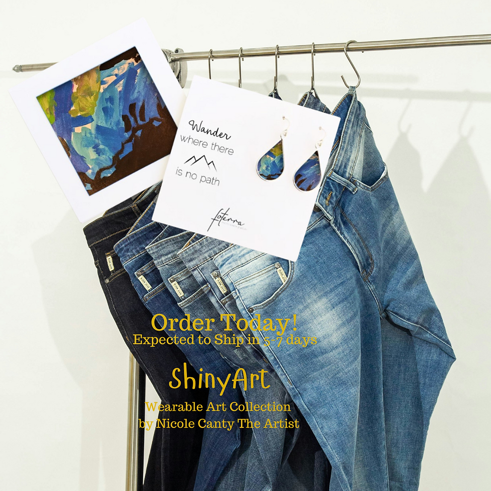 Thumbnail: Shiny Art - Wearable Art by Nicole Canty The Artist