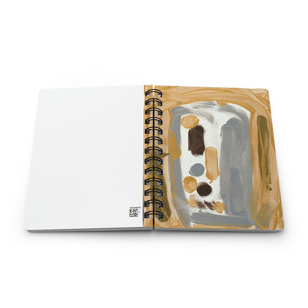 Thumbnail: Gold and Silver Spiral Bound Journal