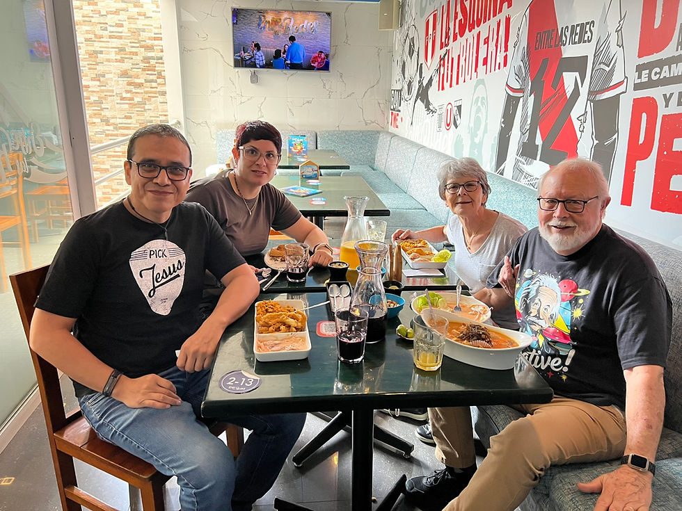 Martin Torres was on the original church-planting team for the Monterrico Church. He now pastors a church that he and his wife started in Lima. Disciples going on for Christ!