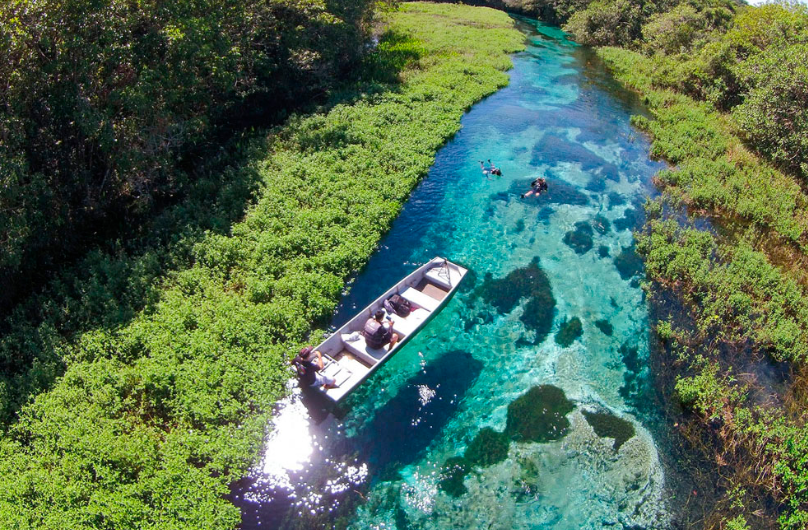 Navegação e flutuação em Bonito