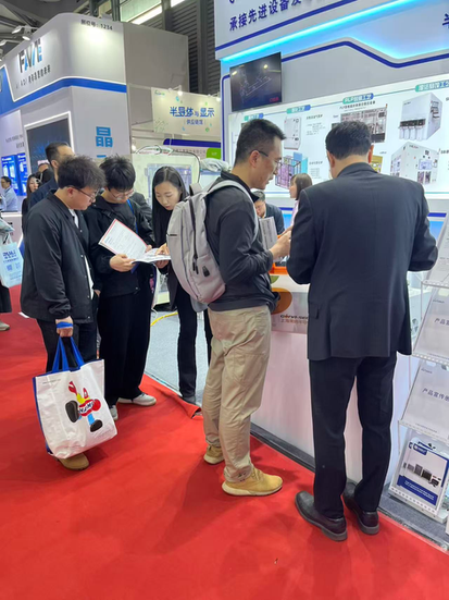 Customers At booth