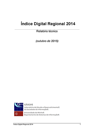 Índice Digital Regional 2014