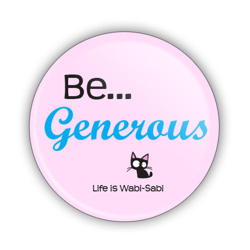 Be Generous Button