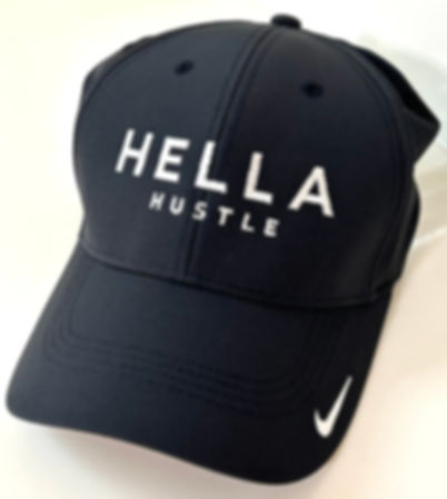 Hella Hustle Nike Black Dry Fit Hat