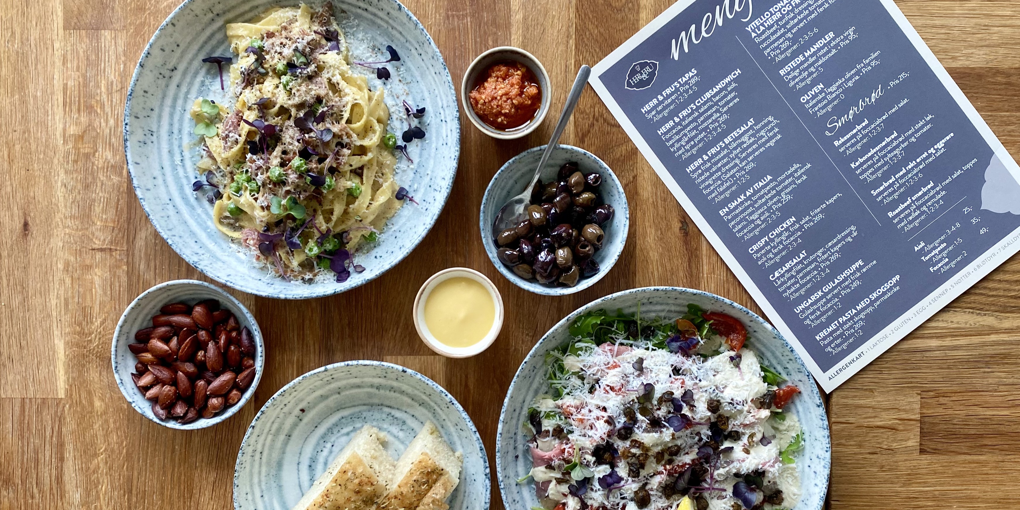 Arranged Food and Objects