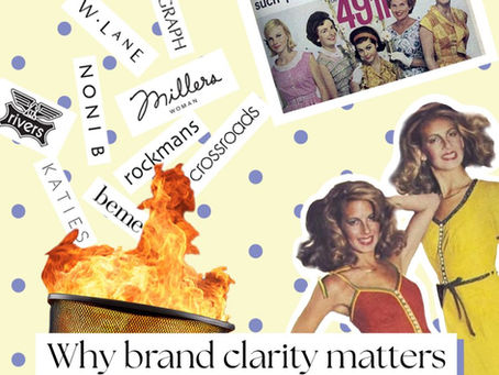 Differentiation:  Brand clarity a solve in a sea of sameness. 