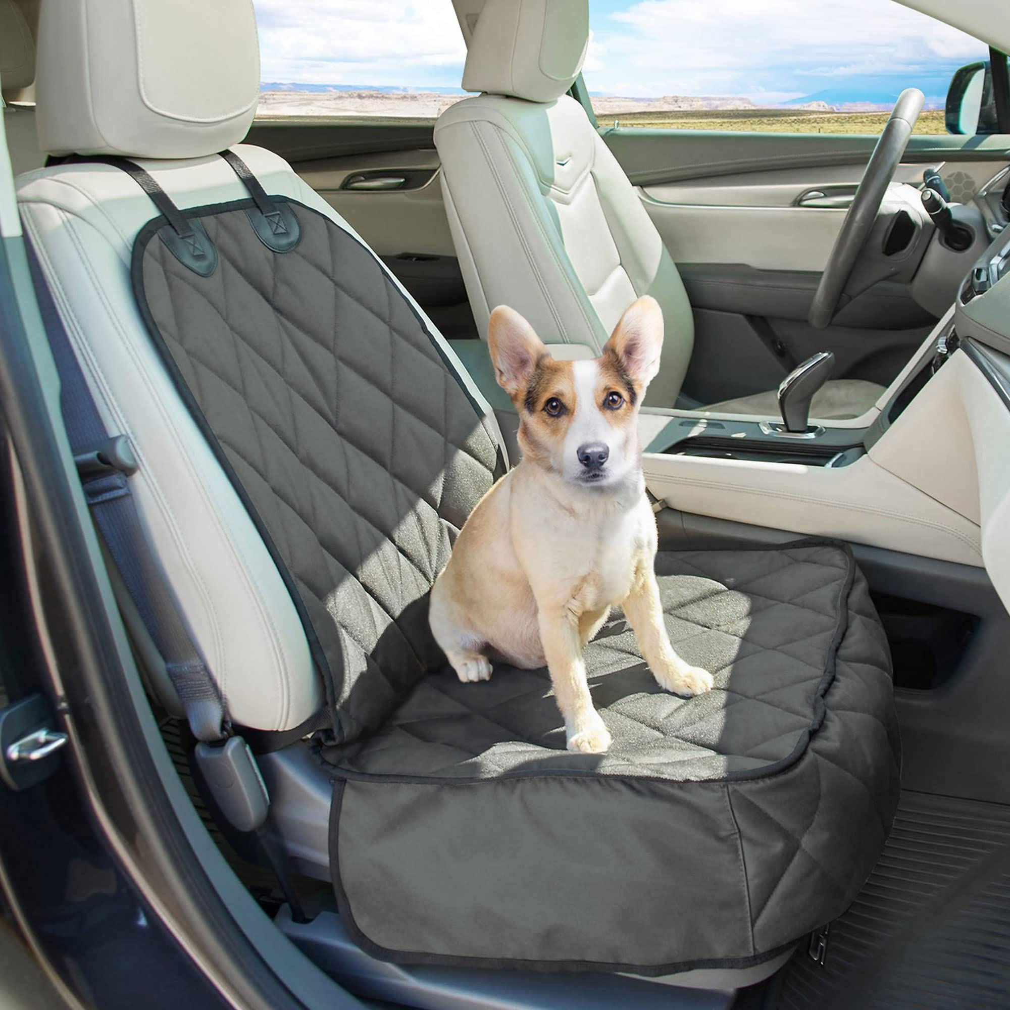 PAWGUARD Luxe Quilted Waterproof Dog Car Seat Cover