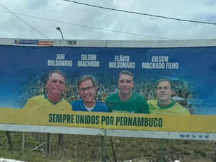 PT vai acionar Justiça contra Gilson Machado por outdoor e adesivos em apoio a Flávio Bolsonaro