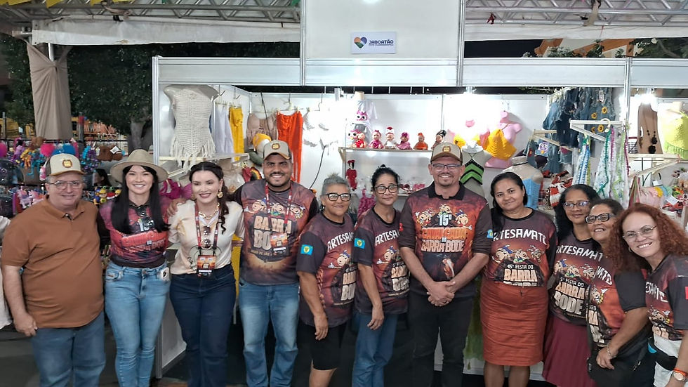 Artesãos do Jaboatão dos Guararapes participam de intercâmbio em feira agropecuária na Paraíba