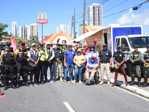 Mega-blitz educativa de trânsito abre as ações do Maio Amarelo no Jaboatão dos Guararapes