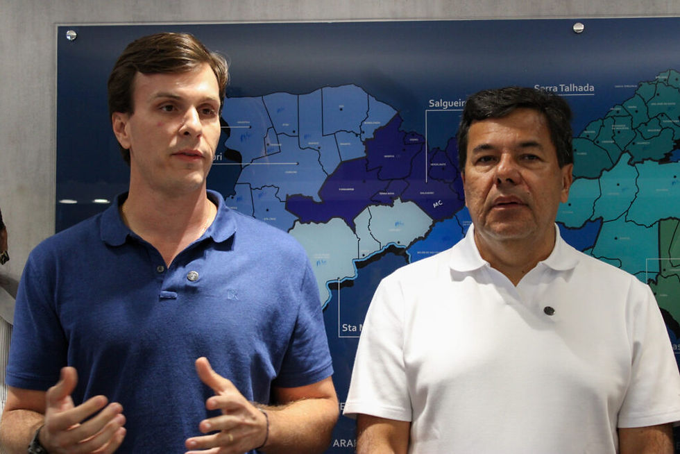 Miguel Coelho anuncia apoio a Mendonça Filho para o Senado