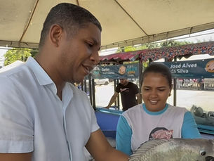 Cabo de Santo Agostinho: vice-prefeito Jamerson Batera participa da Feira do Peixe Vivo