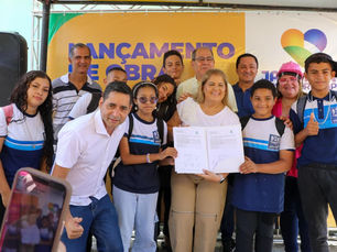 Mano Medeiros assina ordem de serviço para pavimentação da Rua Três em Zumbi do Pacheco