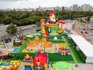 Maior Parque de Infláveis do Mundo, o Pula Pula Park, aporta no Shopping Guararapes