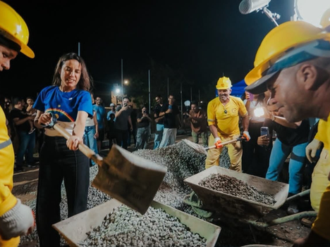 Raquel vistoria obras e destaca investimentos de R$ 43,7 milhões em Caruaru