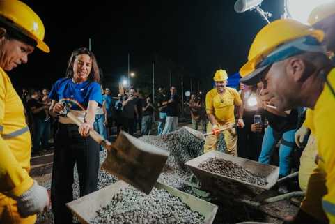 Raquel vistoria obras e destaca investimentos de R$ 43,7 milhões em Caruaru