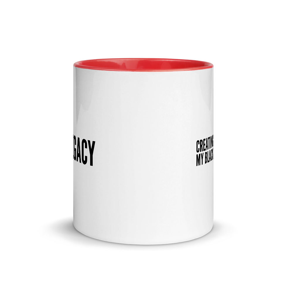 Thumbnail: mug with writing creating my black legacy