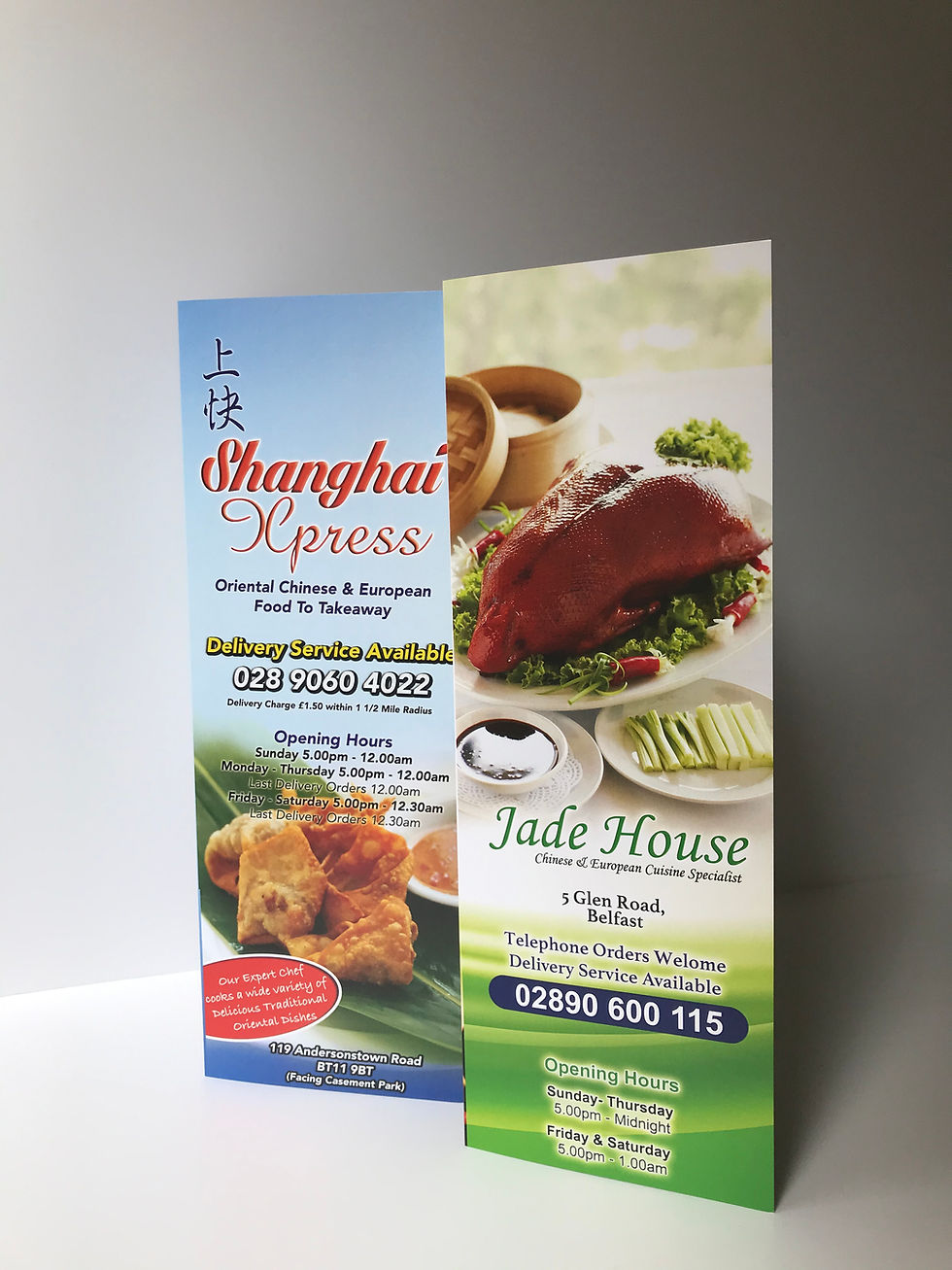 Thumbnail: A3 Takeaway Menu Printing
