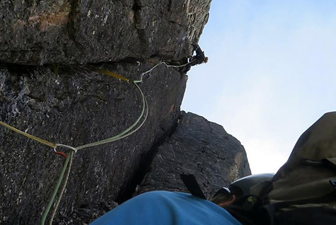 Las Tenazas climbing sector - Quimsa cruz