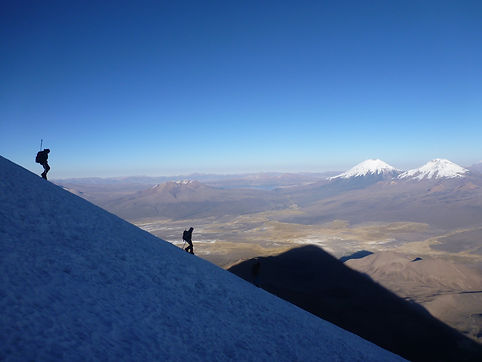 Climbing Sajama Bolivia