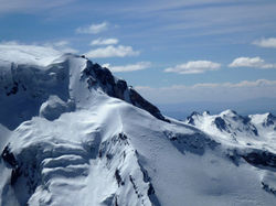 the upper part of the South face