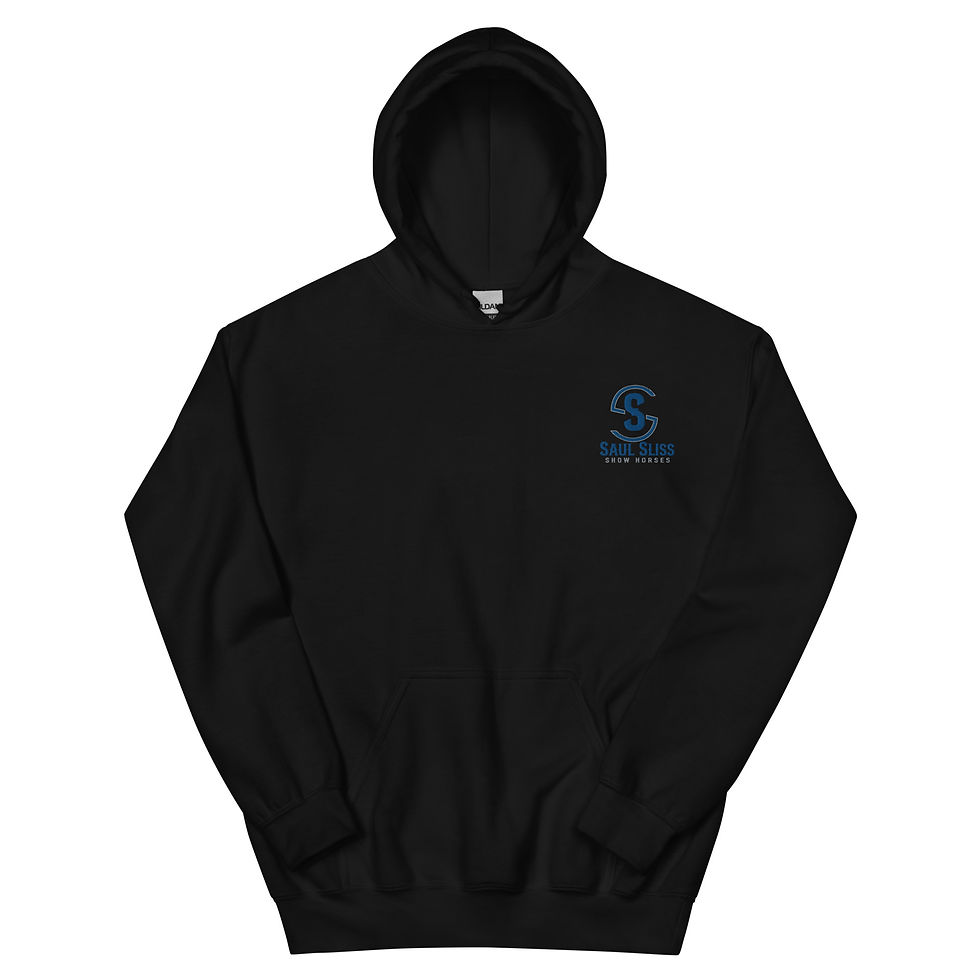Sliss Show Horses Embroidered Unisex Hoodie