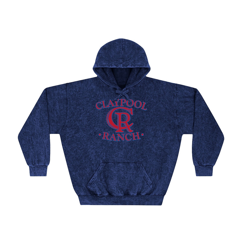 Claypool Ranch Unisex Mineral Wash Hoodie