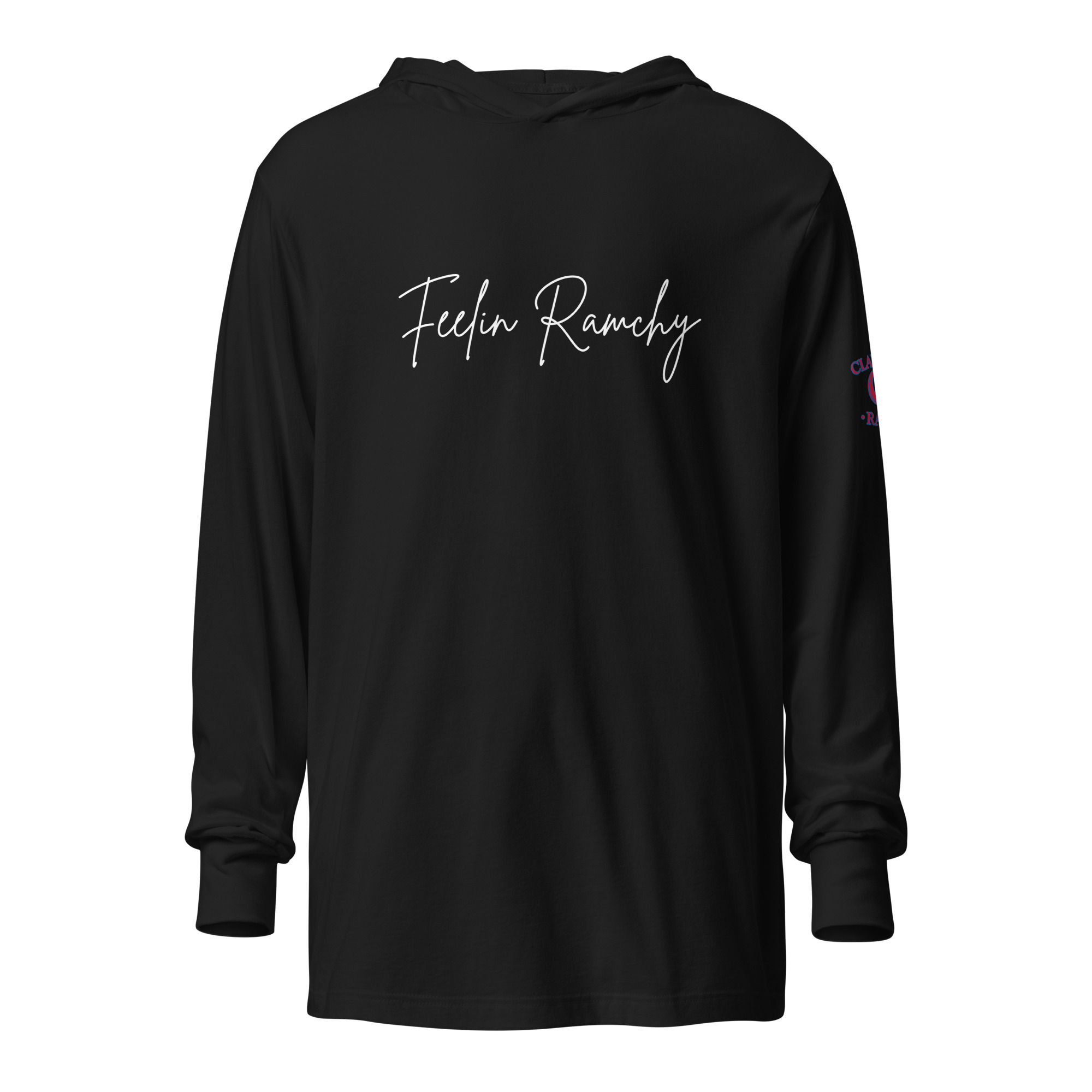 Feelin Ranchy w/ CR sleeve Hooded long-sleeve tee