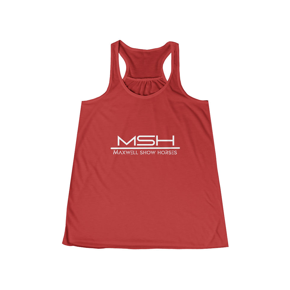 Maxwell Show Horses Women's Flowy Racerback Tank