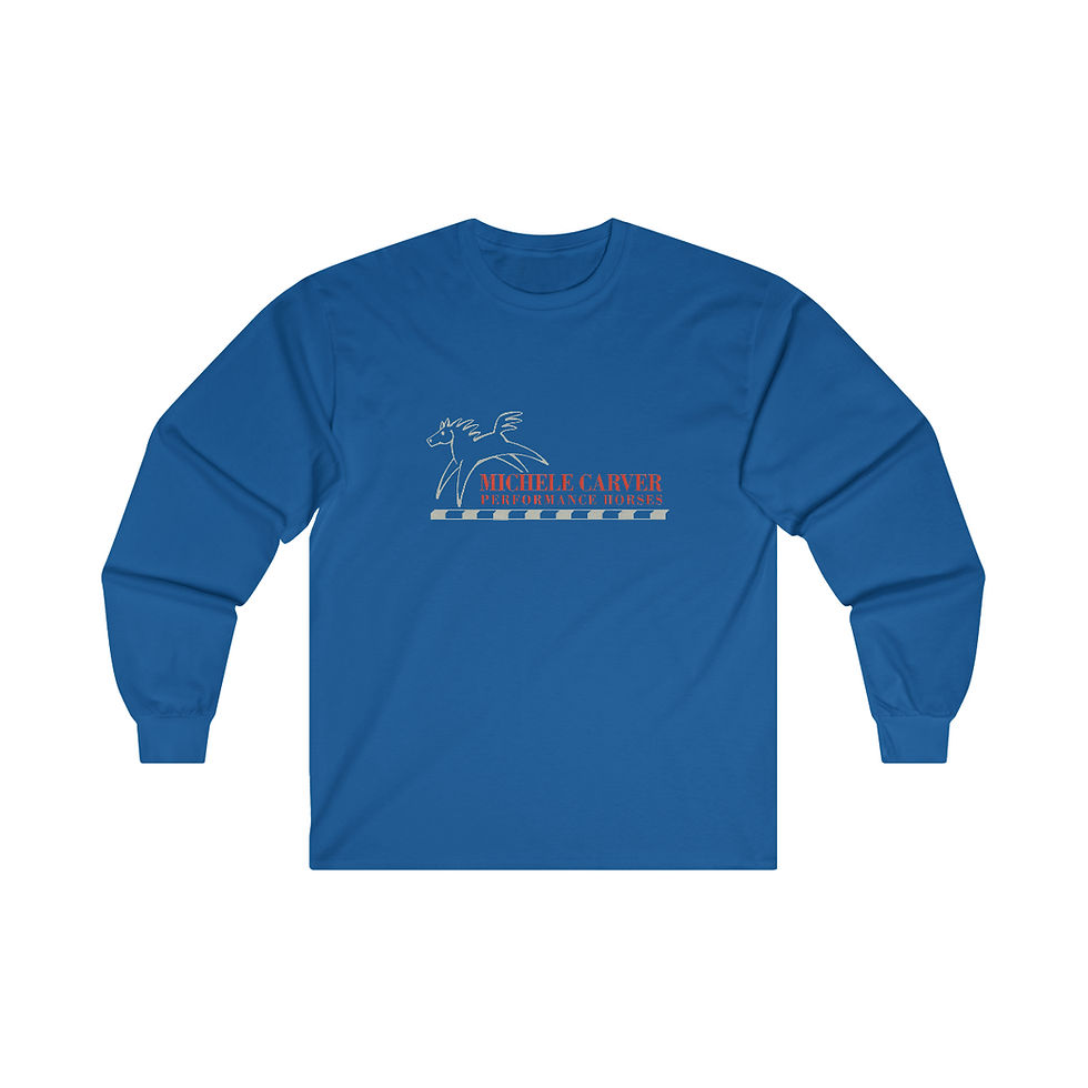 Michelle Carver Performance Horses Ultra Cotton Long Sleeve Tee