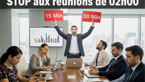 🚫 Je n’accepte plus de réunions de deux heures… et ça fait 4 ans que ça dure.