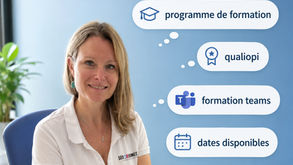 Sandrine en renfort sur la partie administrative des formations