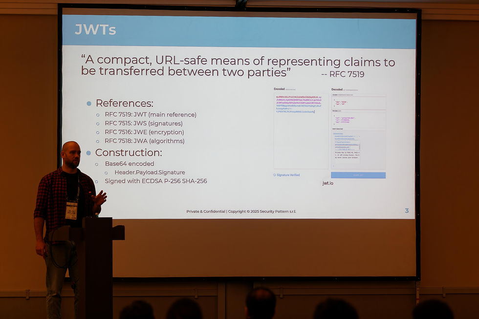 Fig. 1: Alberto presenting our paper at LightSEC 2025 in Istanbul.