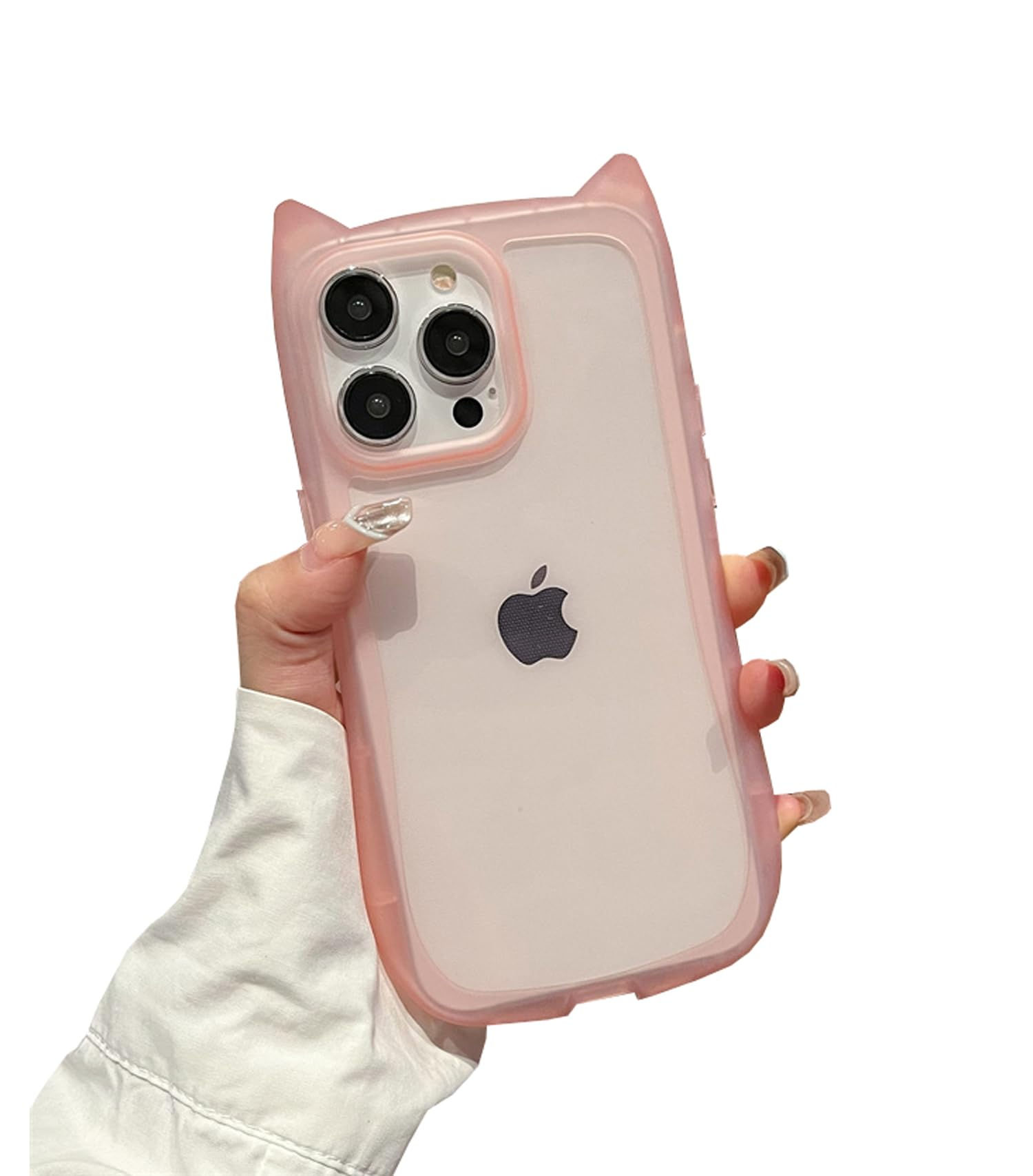 Sunswim Compatible with iPhone 12 & iPhone 12 Pro Case Cute Kawaii 3D Cat Ears G