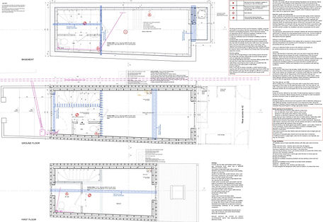 BC -001 Rev F Basement and Ground Floor-