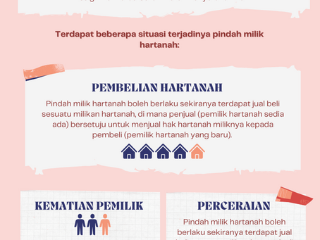 Pindah milik anda sah atau tidak sah? Jom semak!